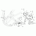 Leonardo 125-150 ST Центральная подножка