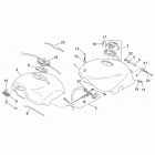 RS 125 Tuono Топливный бак