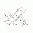 RS 125 Tuono Задние подножки