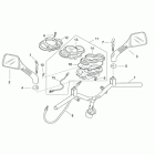 SR 50 H2O (Ditech E2) Руль-панель приборов