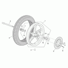 Scarabeo 125-200 E2 (Piaggio Engine) Переднее колесо