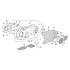 Scarabeo 125-200 E2 (Piaggio Engine) Крышка вариатора