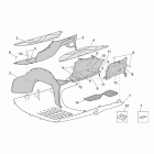 Scarabeo 125-200 E2 (Piaggio Engine) Центальная часть облицовки 2