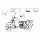 Scarabeo 125-200 E2 (Piaggio Engine) Установочные пластины и руководство пользователя