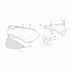 Scarabeo 125-200 E2 (Piaggio Engine) Задняя часть кузова 1