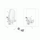 Scarabeo 125-200 E2 (Piaggio Engine) Дооснащение-Ветровое стекло