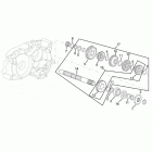 RX 50 95-02 + MX 50 Gearbox driven shaft i
