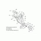 SL 1000 Falco ГРМ, передний цилиндр