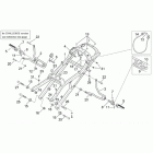 RS 250 Saddel support - rear foot rests