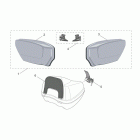 Scarabeo 125-200 E2 (Piaggio Engine) Дооснащение -  кофры боковые и верхний