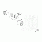 Scarabeo 125-200 E2 (Piaggio Engine) Маслянный фильтр