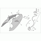 RSV 1000 Задний обтекатель