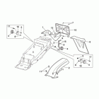 RSV 1000 Задний брызговик