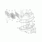 Scarabeo 125-200 E2 (Piaggio Engine) Воздушный фильтр