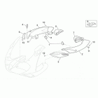 SL 1000 Falco Передняя часть - каналы и трубопроводы