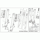 RSV 1000 Передняя вилка 2