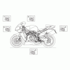 RSV 1000 Наклейки