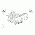 Scarabeo 125-200 E2 (Piaggio Engine) Двигатель