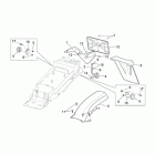 RSV 1000 Задний брызговик