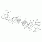 RSV 1000 Central body - upper fairings