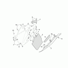 RSV 1000 Central body - lh fairings