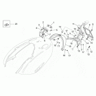 Mojito 125 Rear body - plate holder