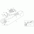 SR 50 AIR Aligned silencer exhaust pipe
