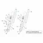 Leonardo 250 ST (Yamaha Engine) Передняя вилка 2