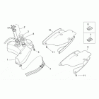 SR 50 AIR Топливный бак