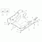 Mojito 125 Central body - underpanel
