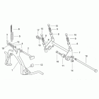 SR 50 AIR Центральная стояночная подножка