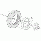 Leonardo 250 ST (Yamaha Engine) Переднее колесо