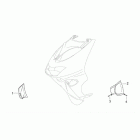 SR 50 AIR Передний корпус - облицовка 4