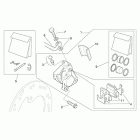 SR 125-150 Передний тормозной суппорт