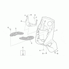 Leonardo 250 ST (Yamaha Engine) Front body - front fairing 2