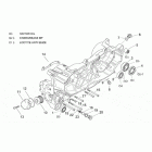 Leonardo 125-150 Central semi-crankcase
