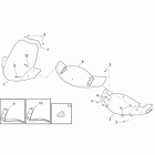 Leonardo 250 ST (Yamaha Engine) Front body - front fairing 1