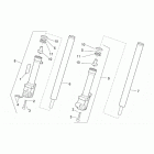 SR 125-150 Передняя вилка 2