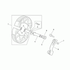SR 125-150 Задний тормоз