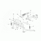 Leonardo 250 ST (Yamaha Engine) Центральная подножка