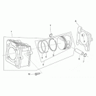 Mojito 125 Цилиндр и поршни