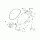 SR 125-150 Helmet compartment