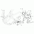 Leonardo 125-150 Центральная подножка