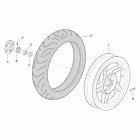 SR 125-150 Заднее колесо