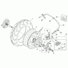 Leonardo 125-150 Заднее колесо