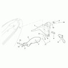 Leonardo 250 ST (Yamaha Engine) Rear body  - plate holder