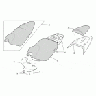 SR 125-150 Сидение