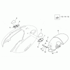 Mojito 125 Rear body - mudguard
