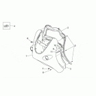 Mojito 125 Front body - shield