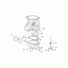 Leonardo 250 ST (Yamaha Engine) Карбюратор 3